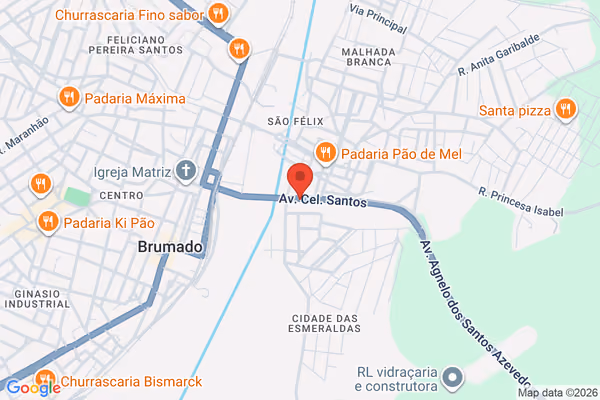Mapa da localização - Brumado